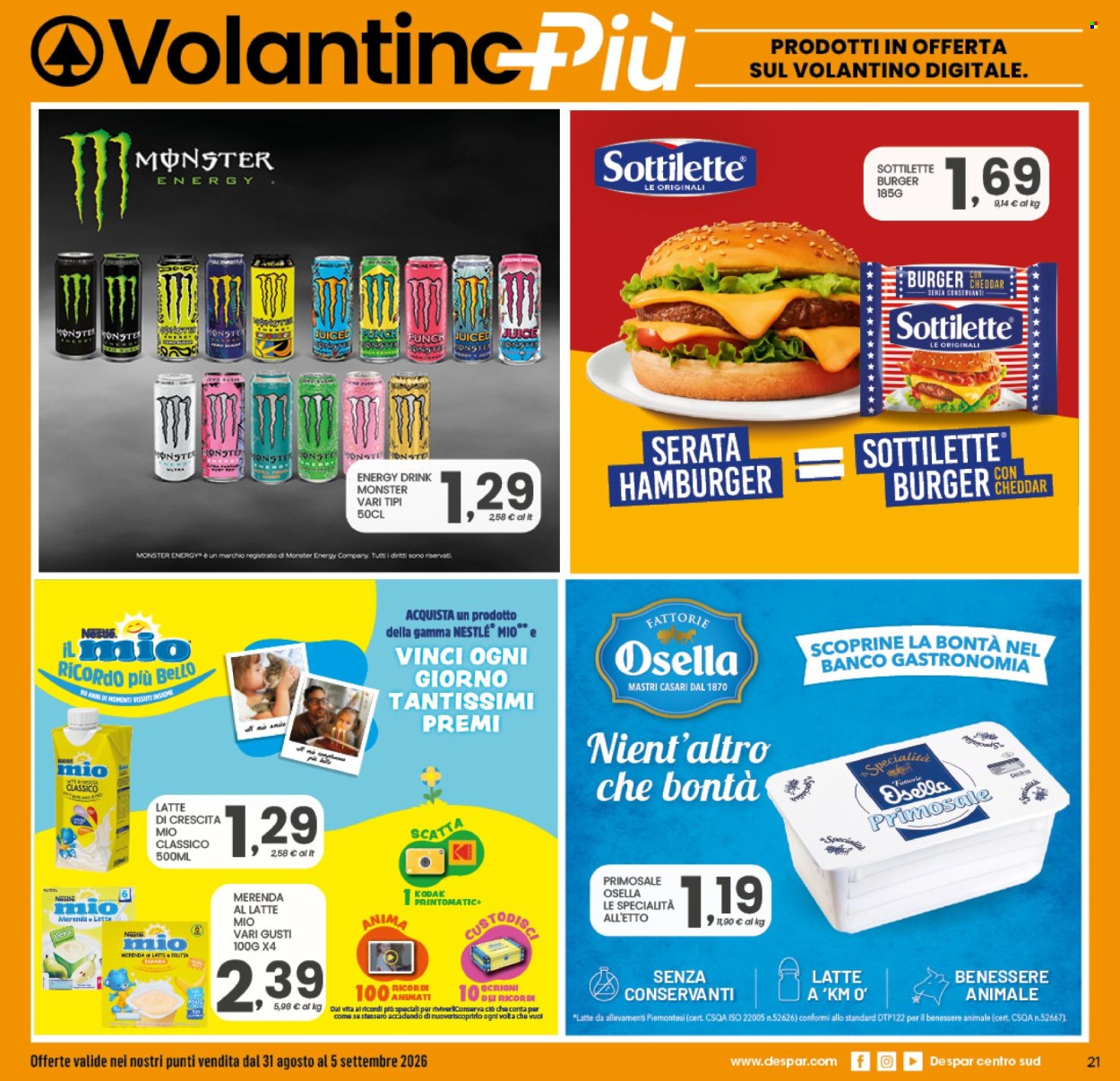 Volantino Despar - 31/8/2026 - 5/9/2026. Pagina 22