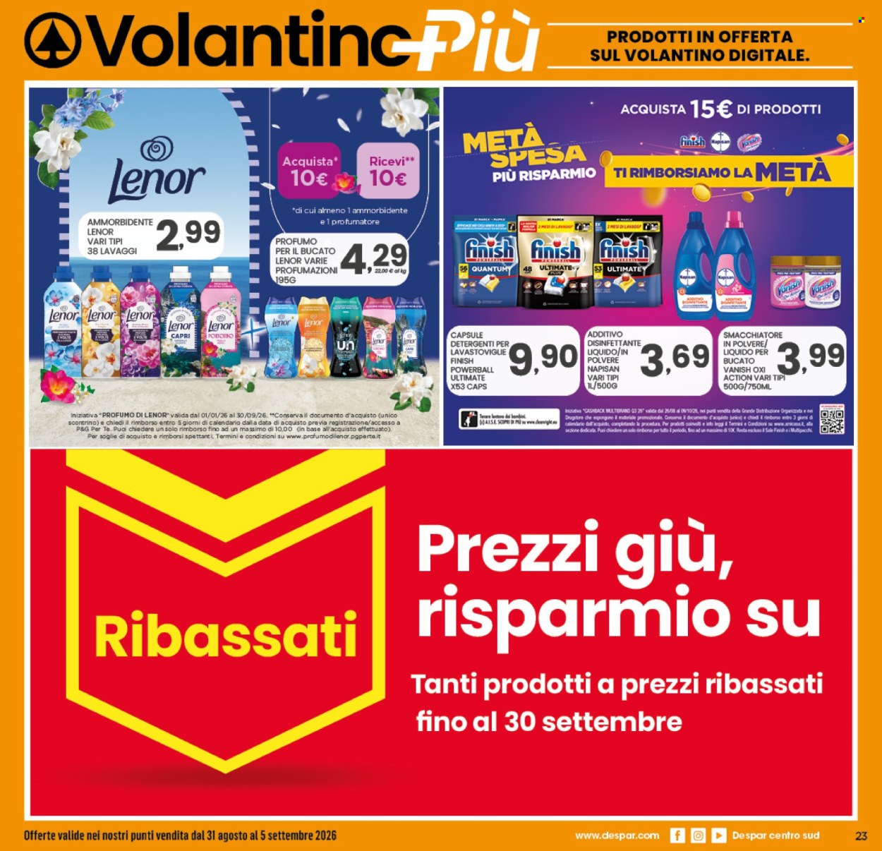 Volantino Despar - 31/8/2026 - 5/9/2026. Pagina 24