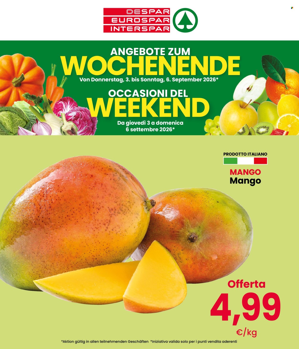 Volantino Despar - 3/9/2026 - 6/9/2026. Pagina 1