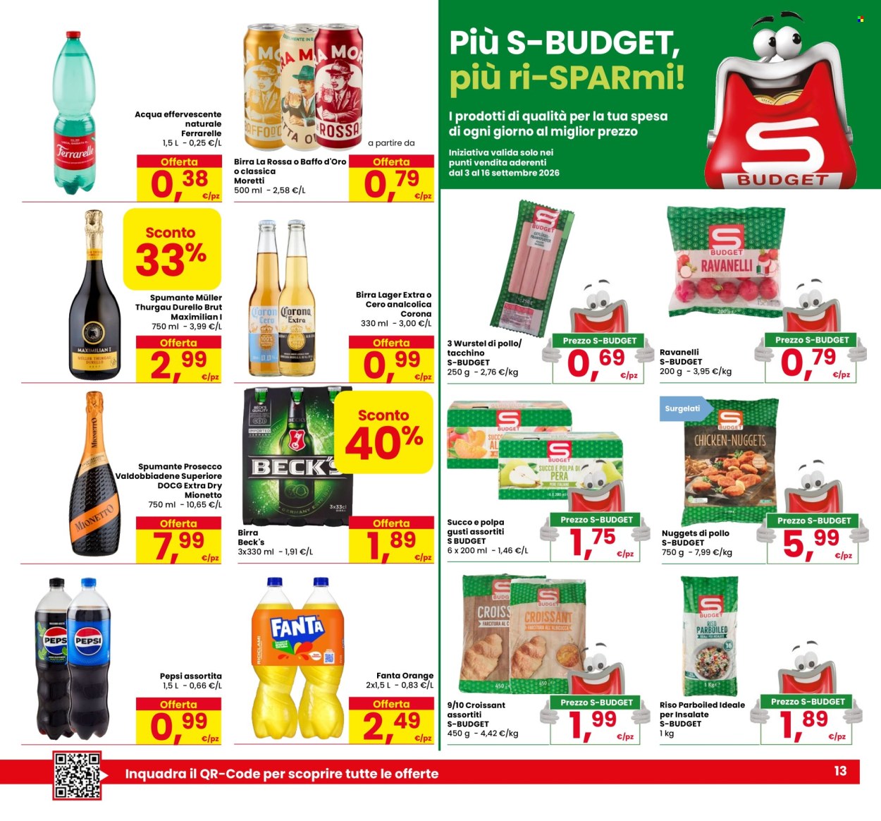 Volantino Eurospar - 3/9/2026 - 16/9/2026. Pagina 13