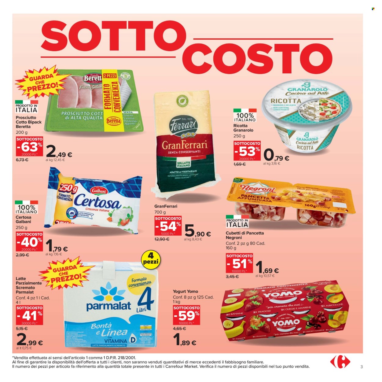 Volantino Carrefour - 4/9/2026 - 13/9/2026. Pagina 3