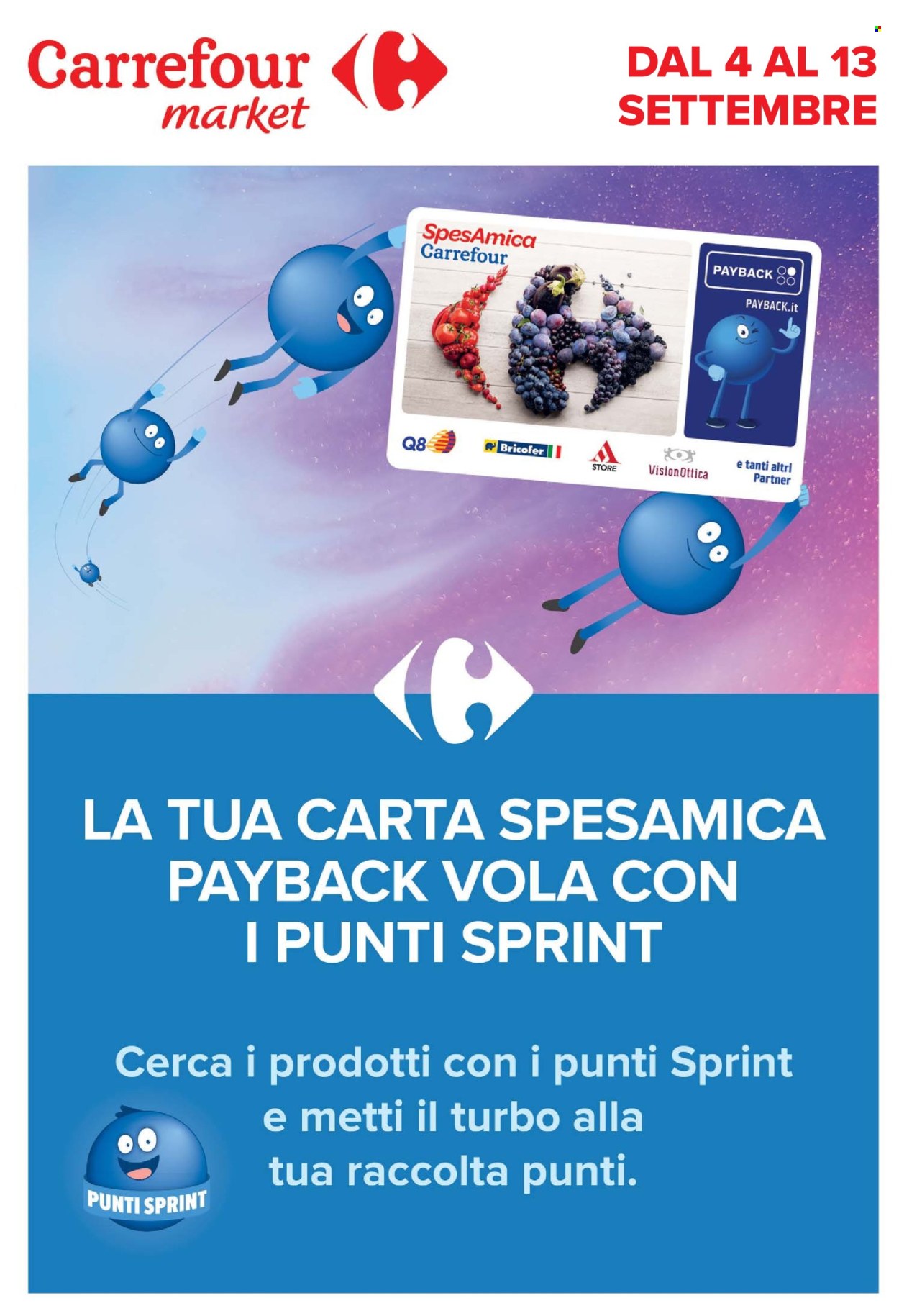 Volantino Carrefour - 4/9/2026 - 13/9/2026. Pagina 1