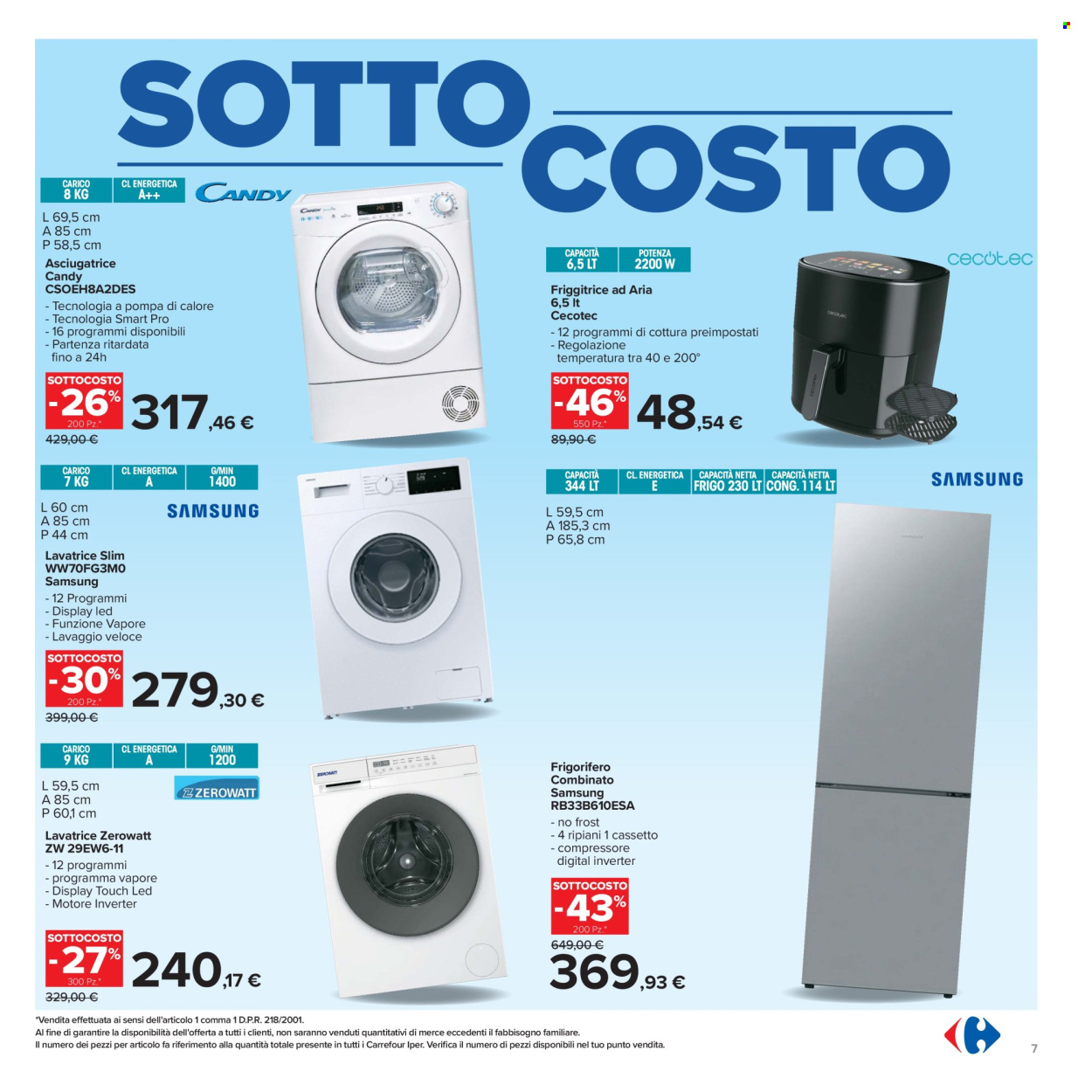 Volantino Carrefour - 4/9/2026 - 13/9/2026. Pagina 7