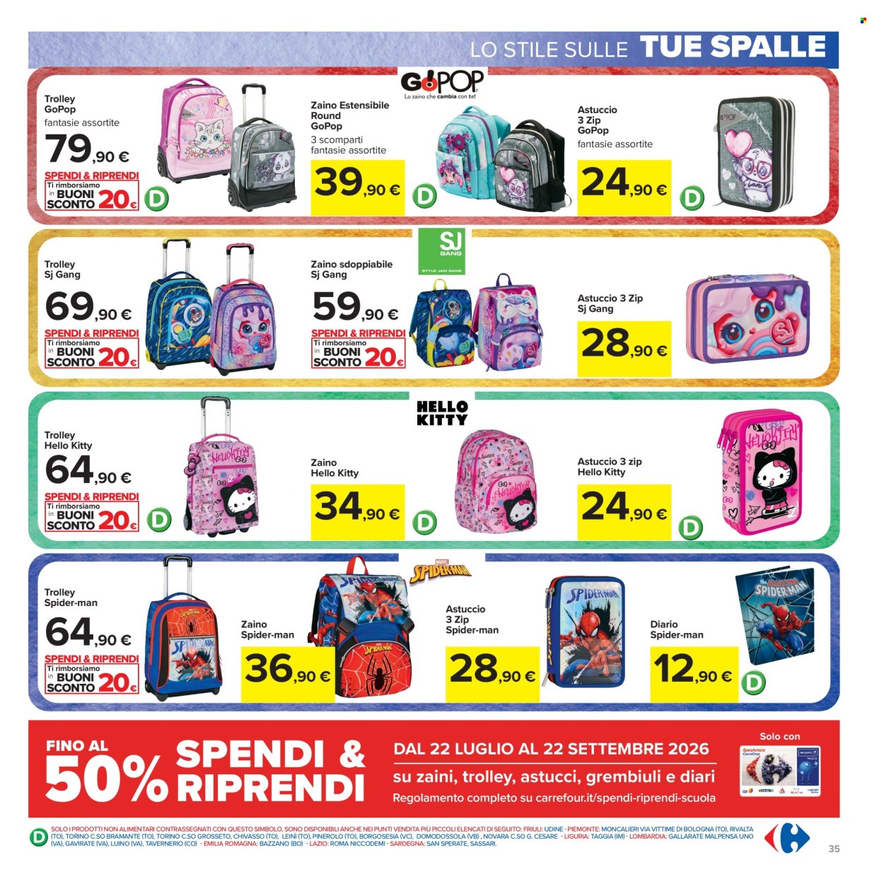 Volantino Carrefour - 4/9/2026 - 13/9/2026. Pagina 35
