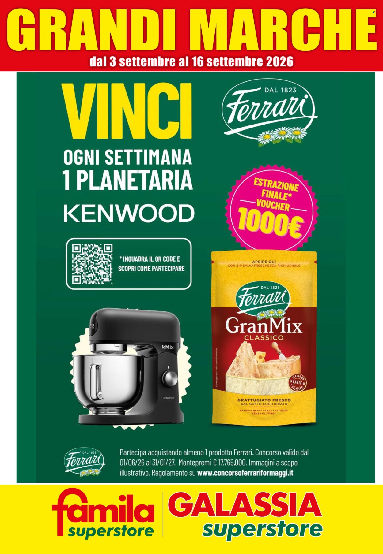 Volantino Famila - 3/9/2026 - 16/9/2026. Pagina 1
