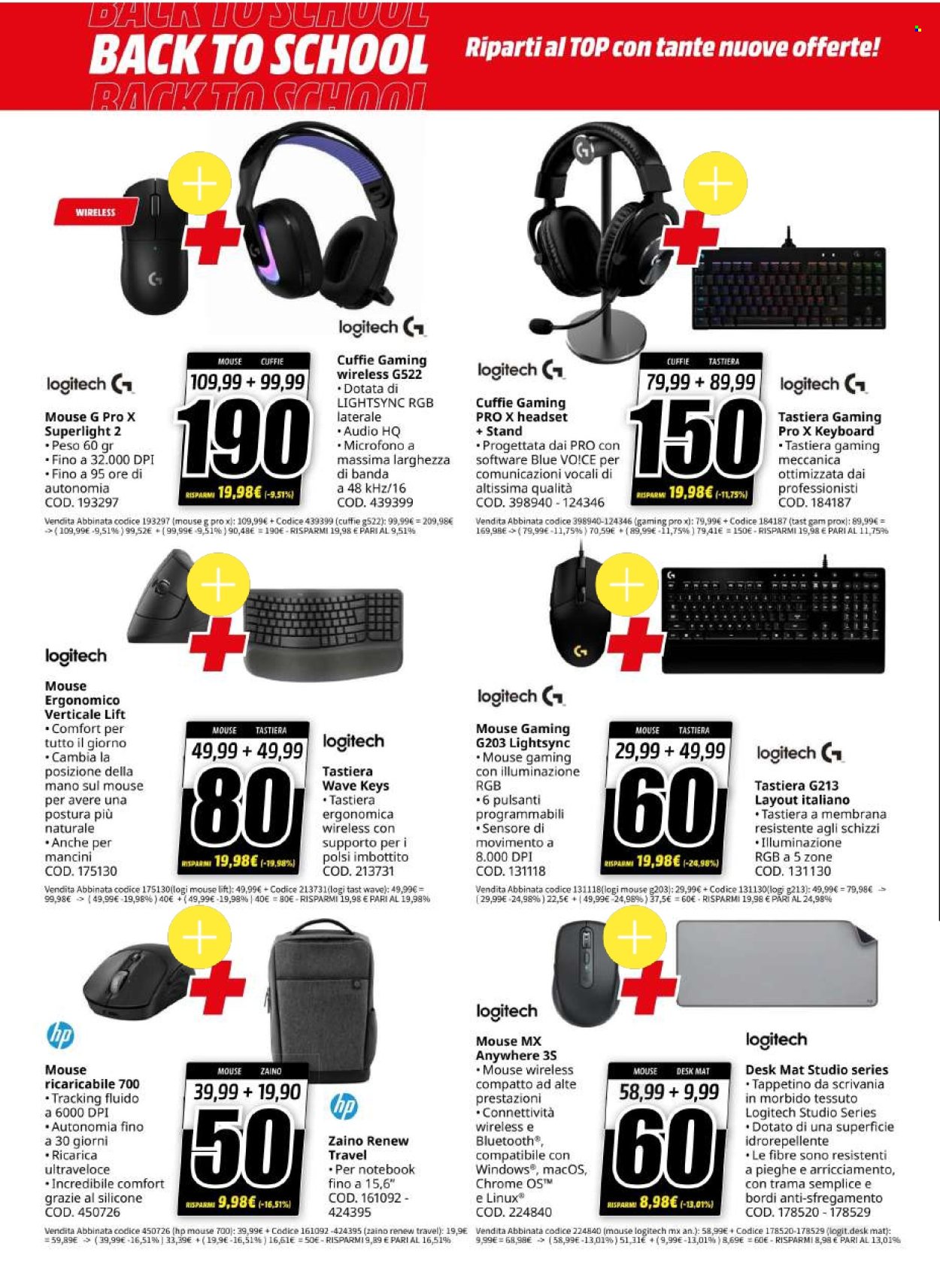Volantino MediaWorld - 1/9/2026 - 13/9/2026. Pagina 14