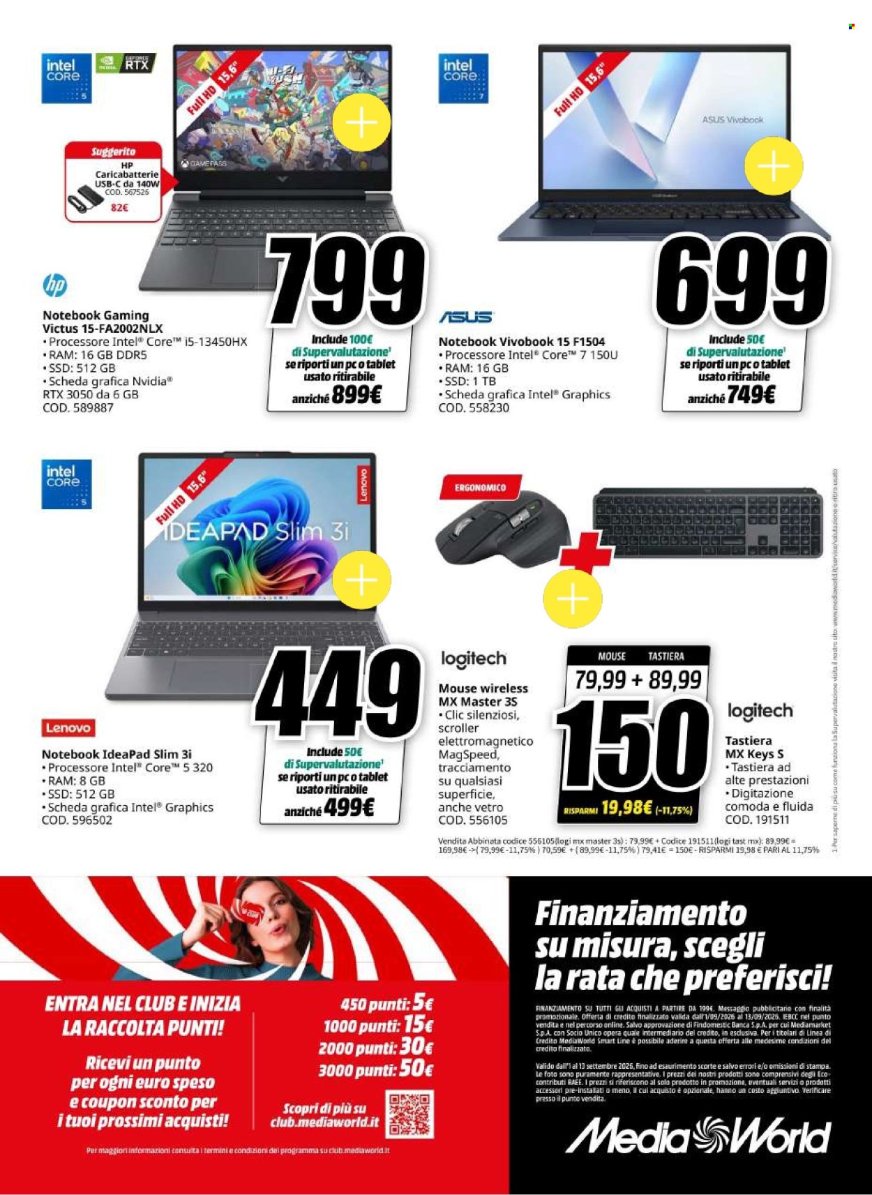 Volantino MediaWorld - 1/9/2026 - 13/9/2026. Pagina 30