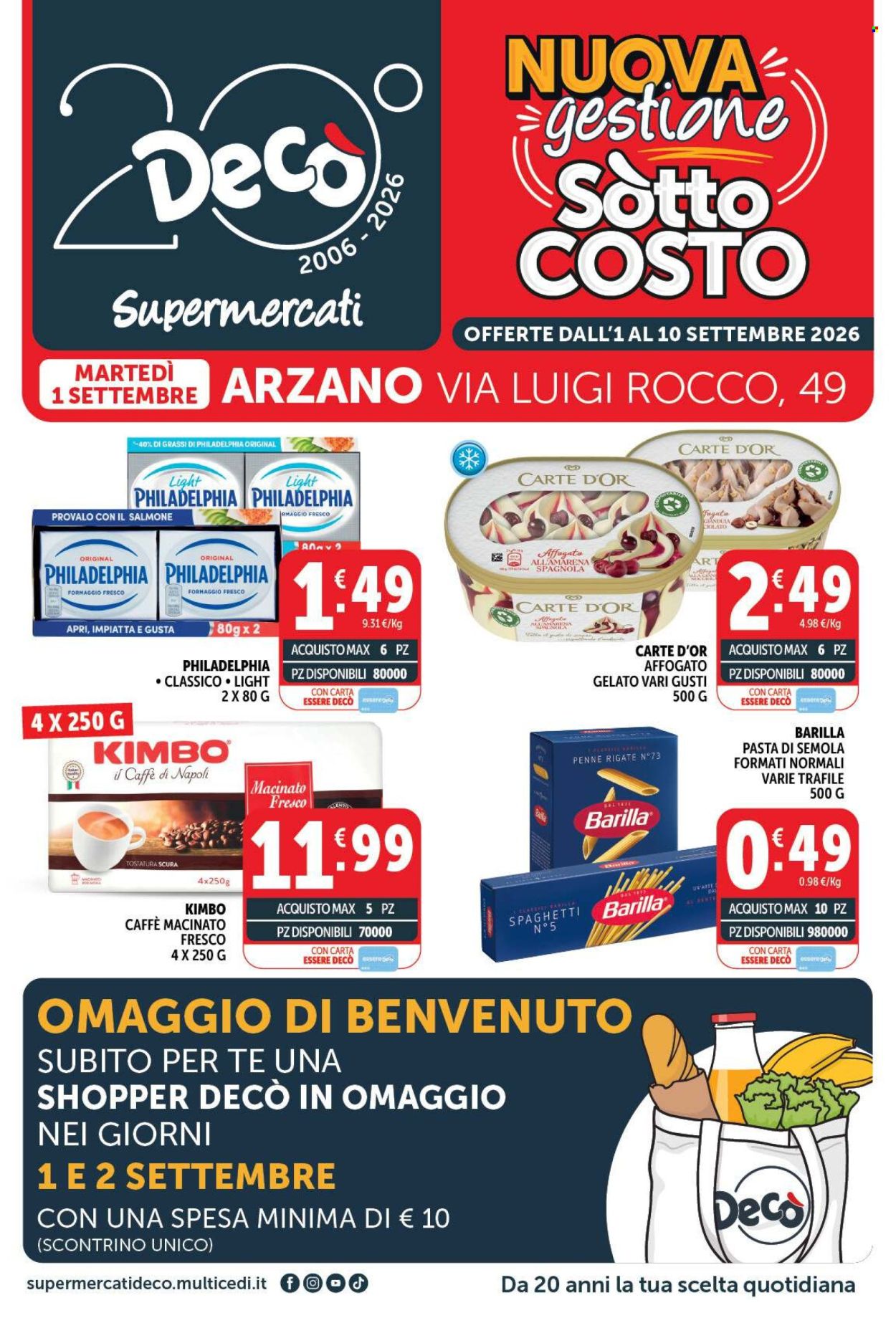 Volantino Deco - 1/9/2026 - 10/9/2026. Pagina 1