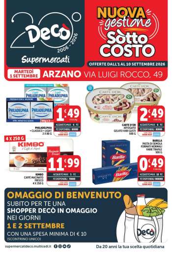 Volantino Deco - 1/9/2026 - 10/9/2026.