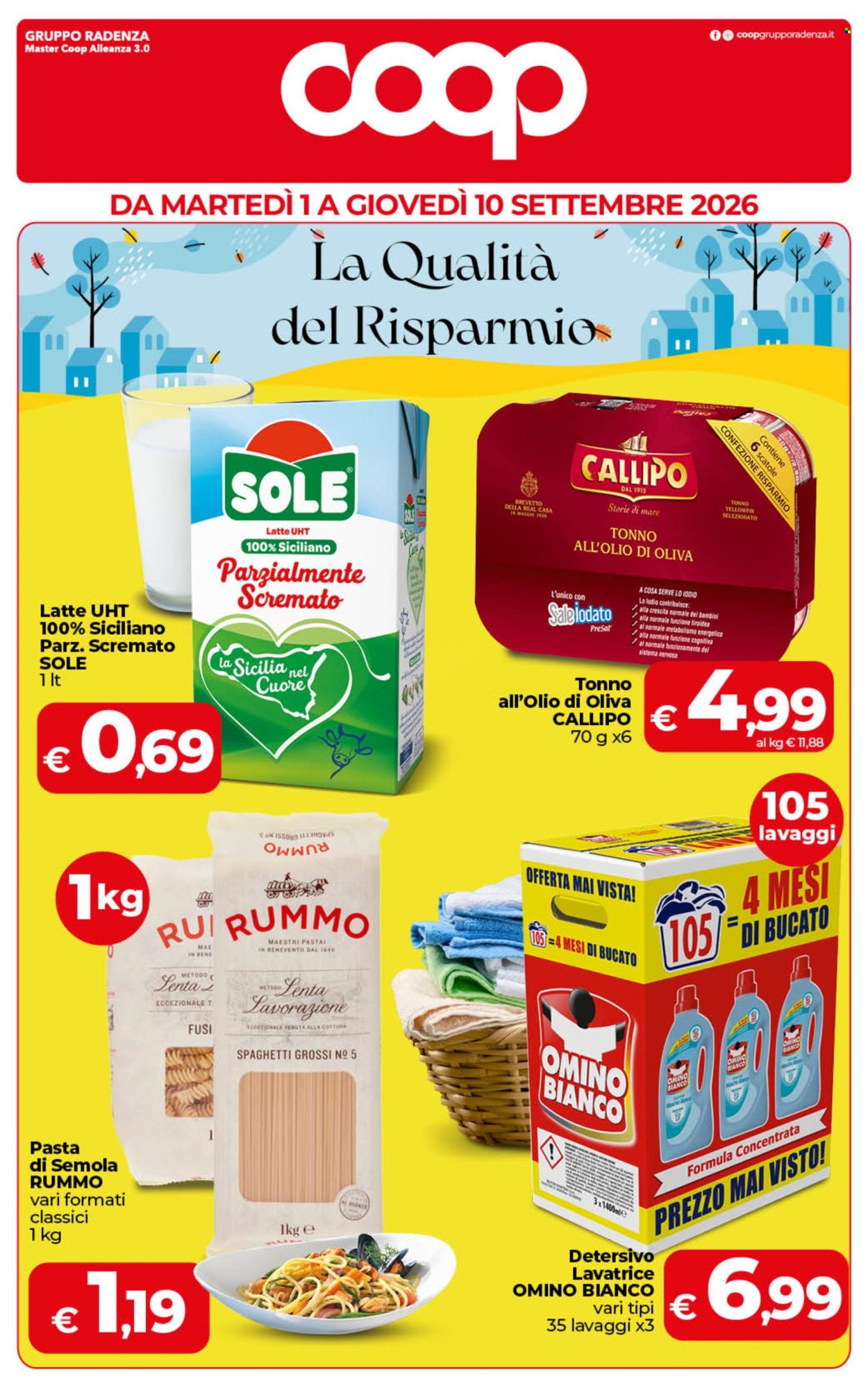 Volantino Coop - 1/9/2026 - 10/9/2026. Pagina 1