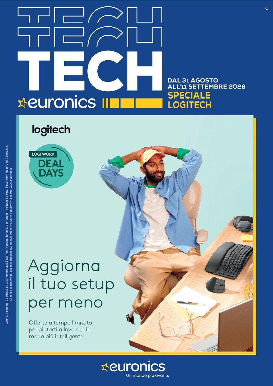 Volantino Euronics - 31/8/2026 - 11/9/2026. Pagina 1