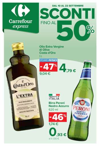 Volantino Carrefour - 10/9/2026 - 22/9/2026.