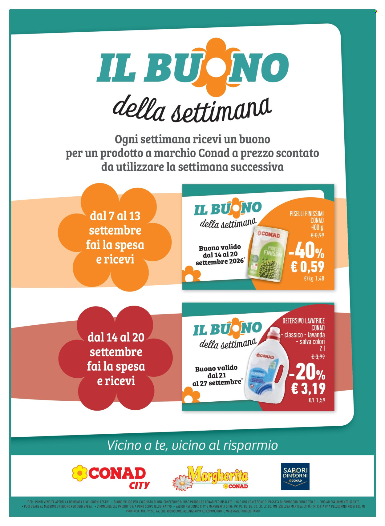 Volantino Margherita Conad - 9/9/2026 - 22/9/2026. Pagina 17