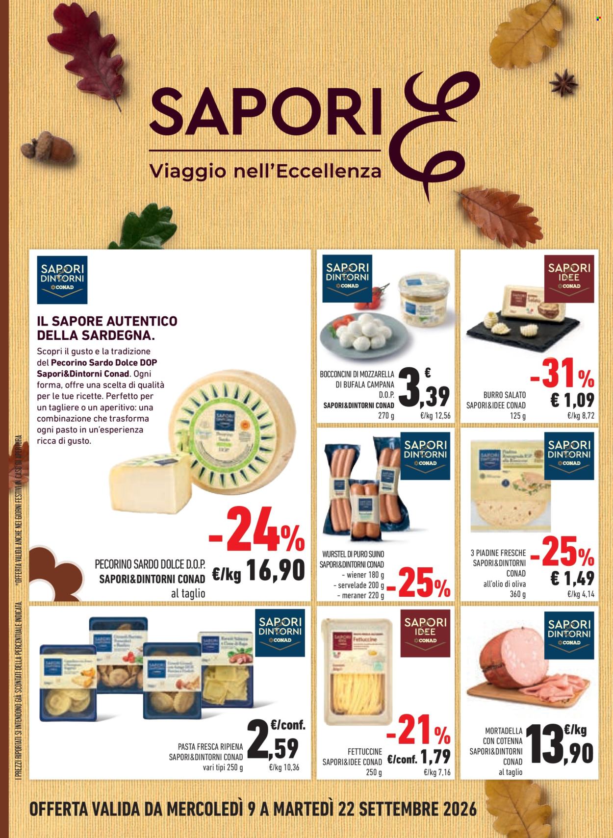 Volantino Margherita Conad - 9/9/2026 - 22/9/2026. Pagina 10