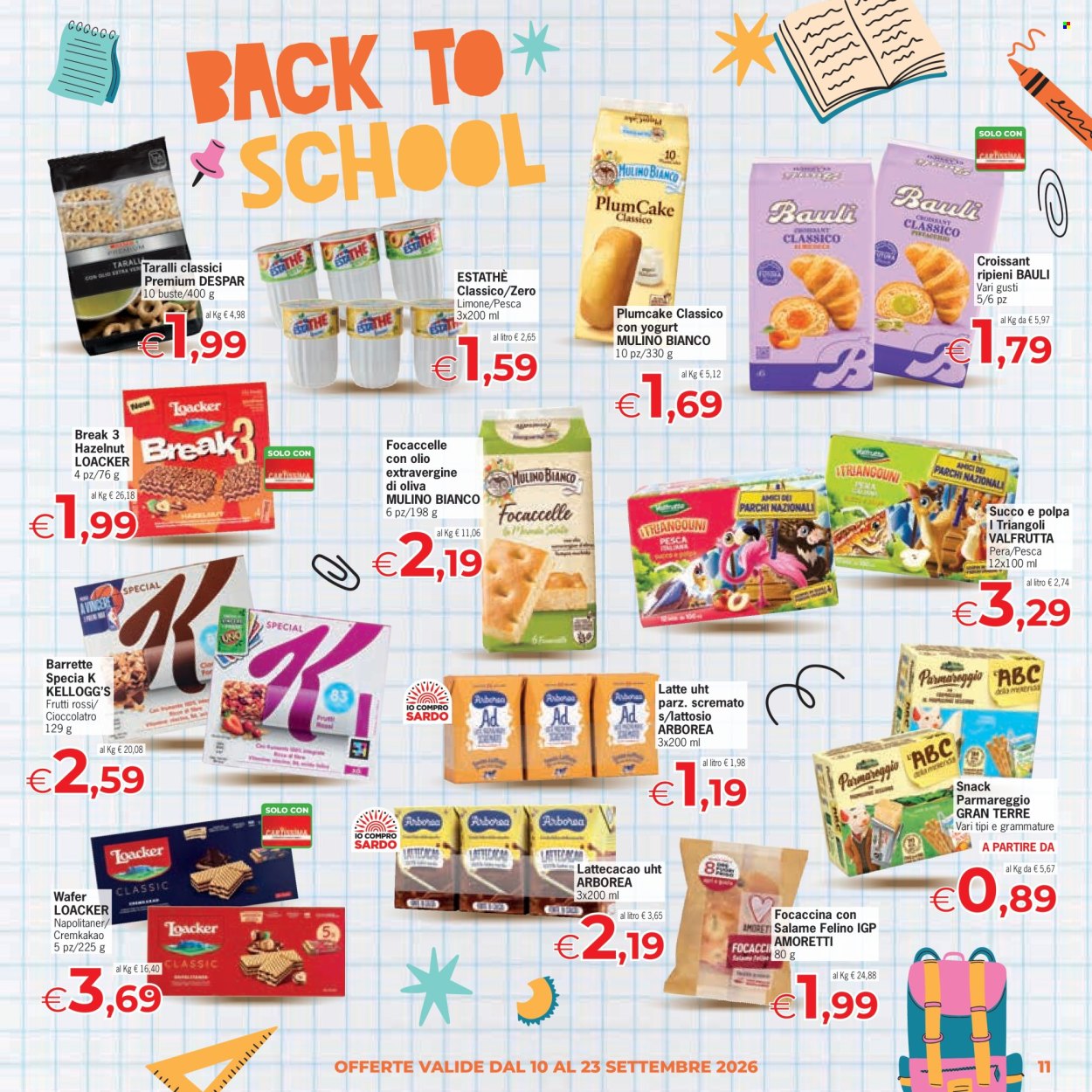Volantino Eurospar - 10/9/2026 - 23/9/2026. Pagina 11