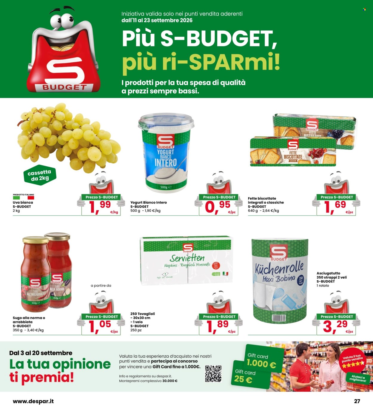 Volantino Interspar - 11/9/2026 - 23/9/2026. Pagina 27