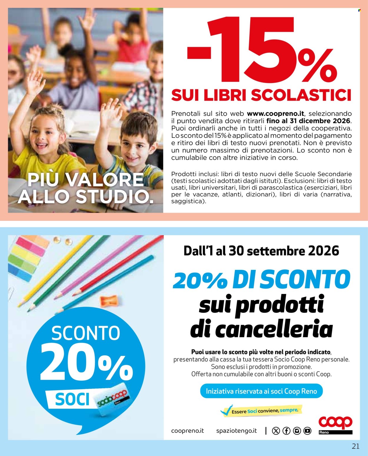 Volantino Coop - 10/9/2026 - 23/9/2026. Pagina 21