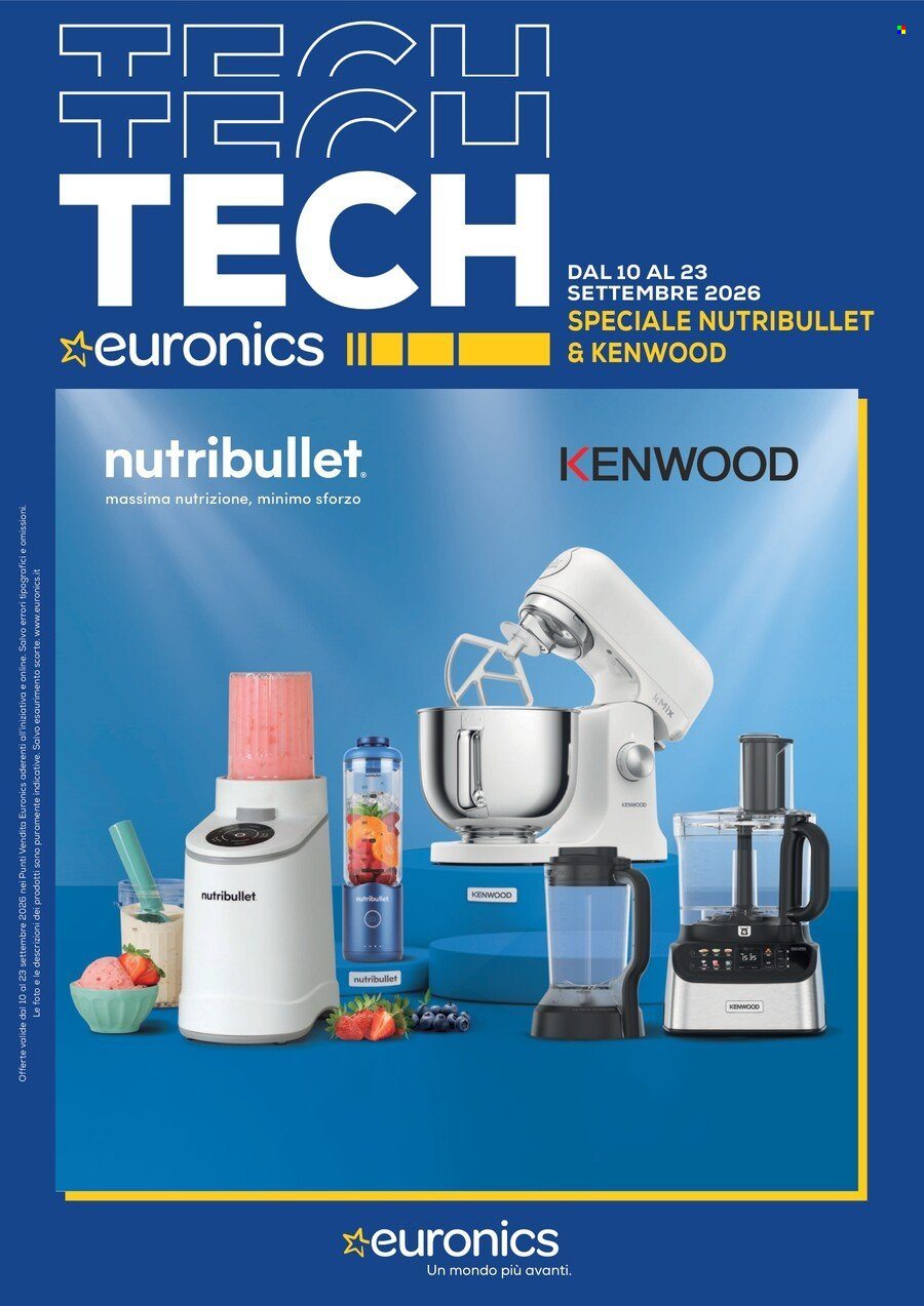 Volantino Euronics - 10/9/2026 - 23/9/2026. Pagina 1