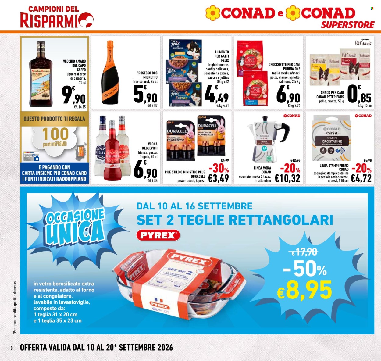 Volantino Conad Superstore - 10/9/2026 - 20/9/2026. Pagina 8