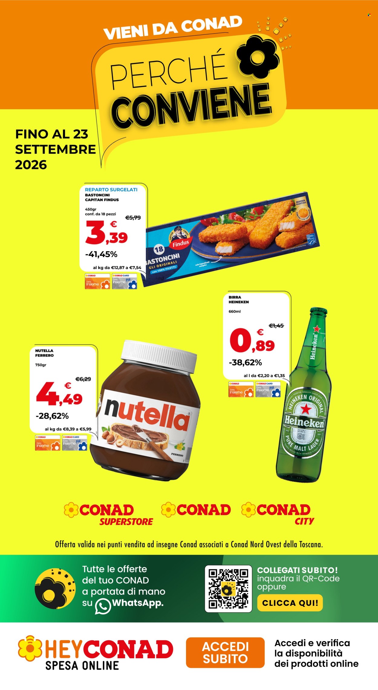 Volantino Conad - 10/9/2026 - 23/9/2026. Pagina 1