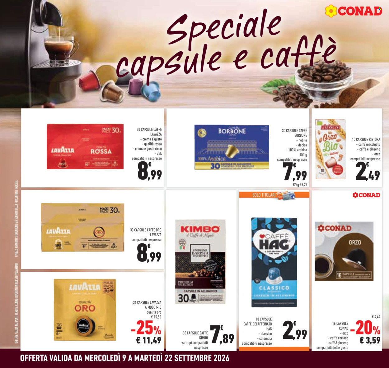 Volantino Conad - 23/9/2026 - 6/10/2026. Pagina 10