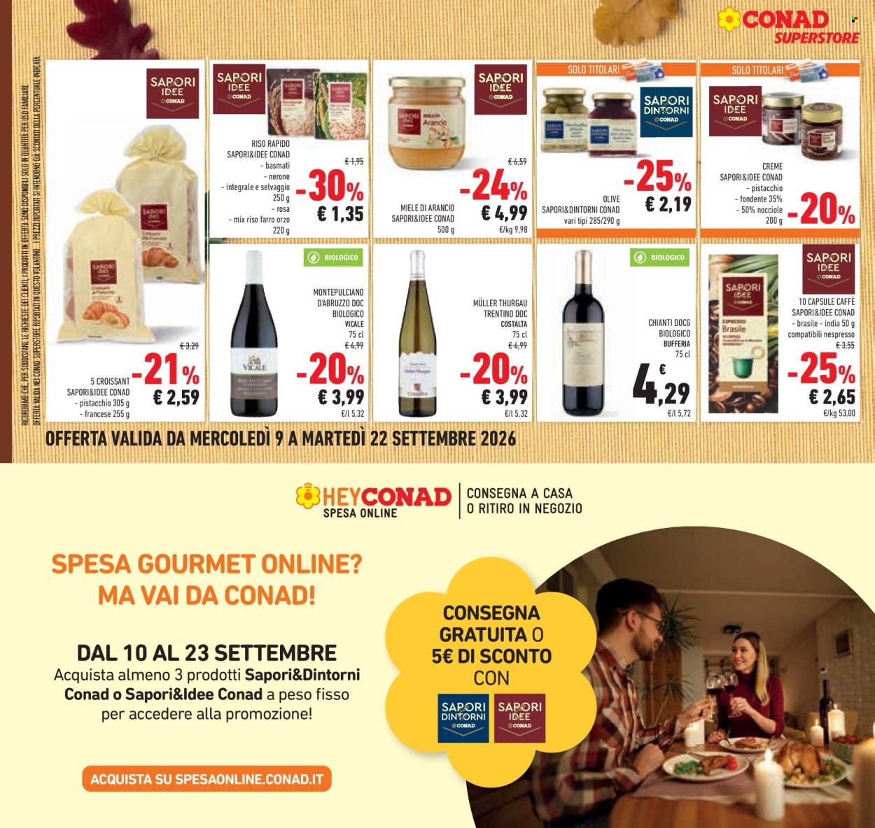 Volantino Conad Superstore - 23/9/2026 - 6/10/2026. Pagina 38