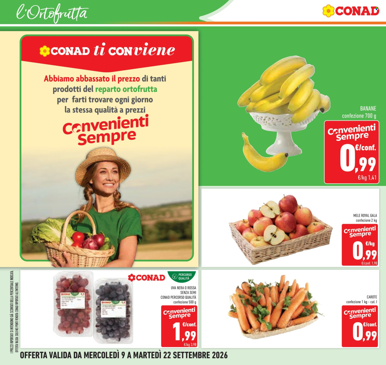 Volantino Conad - 23/9/2026 - 6/10/2026. Pagina 22