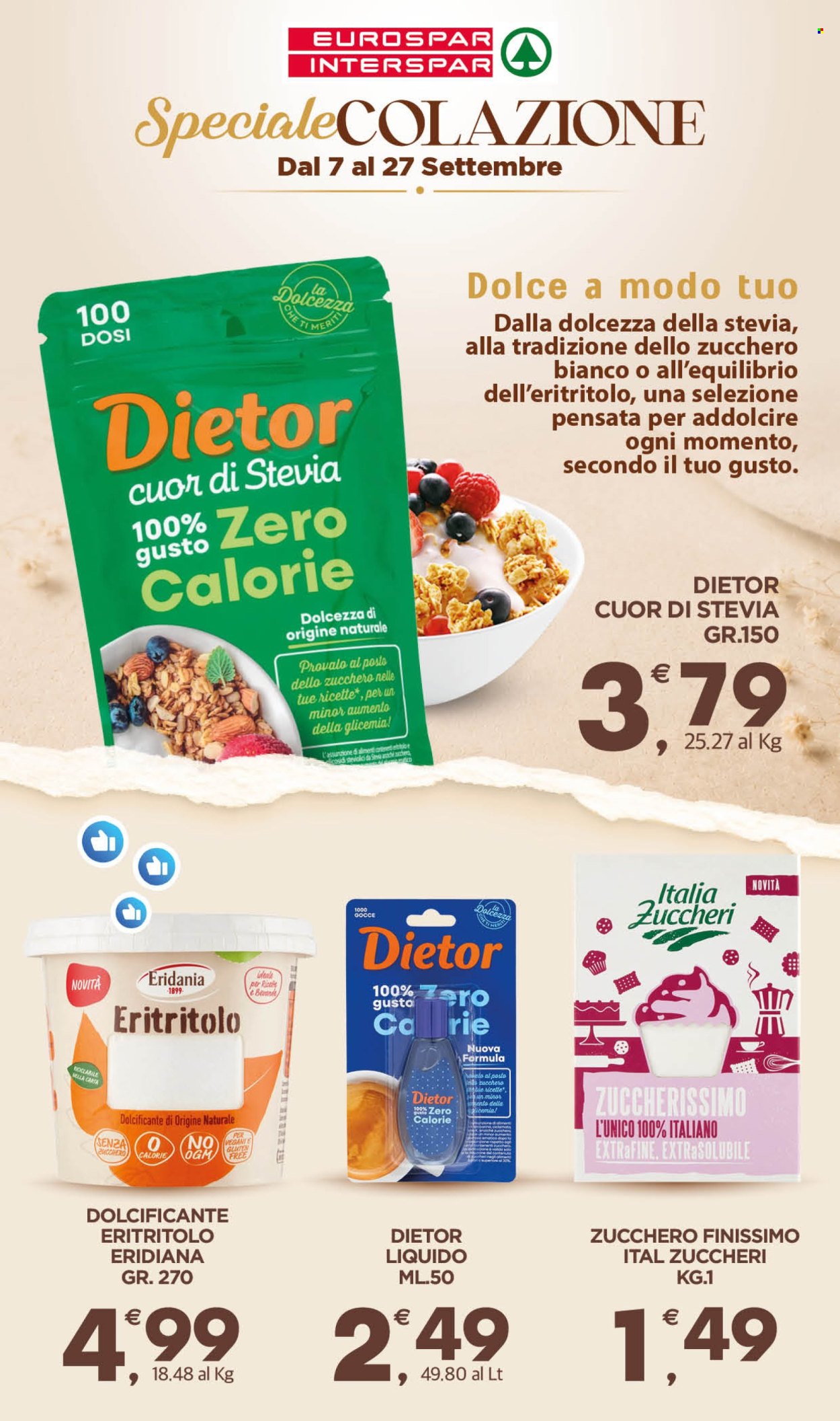 Volantino Eurospar - 7/9/2026 - 27/9/2026. Pagina 13