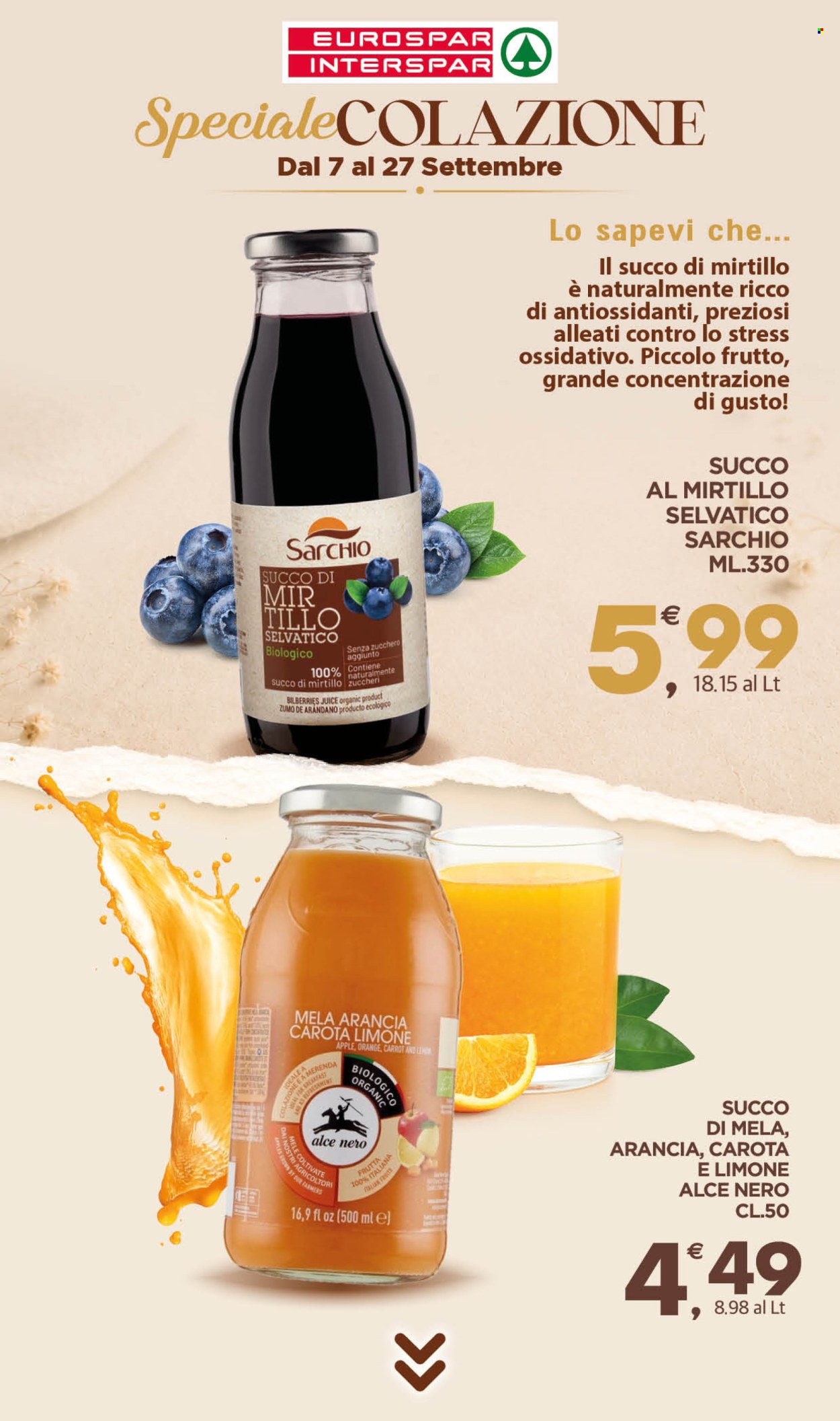 Volantino Eurospar - 7/9/2026 - 27/9/2026. Pagina 21