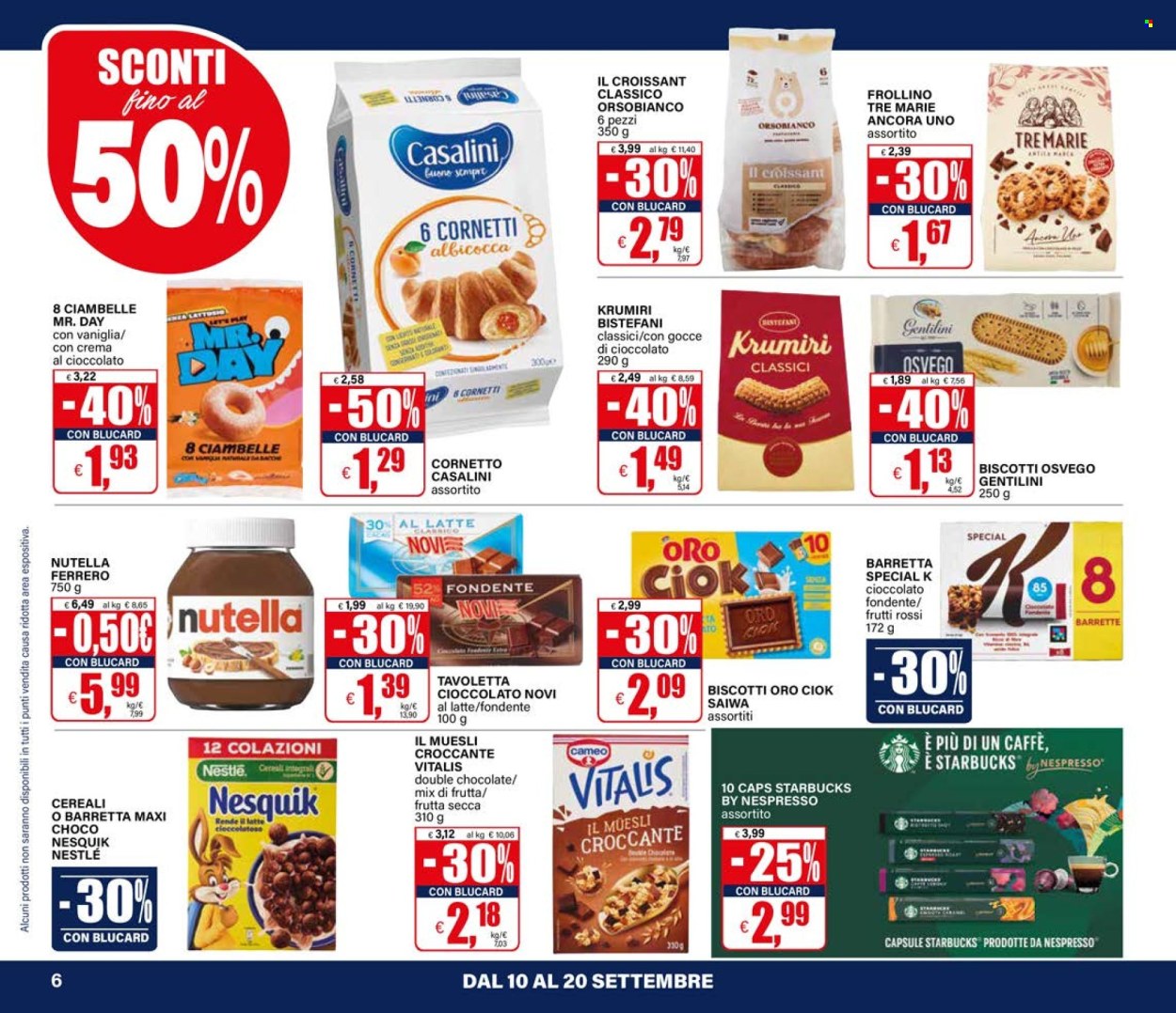 Volantino Il Gigante - 10/9/2026 - 20/9/2026. Pagina 6