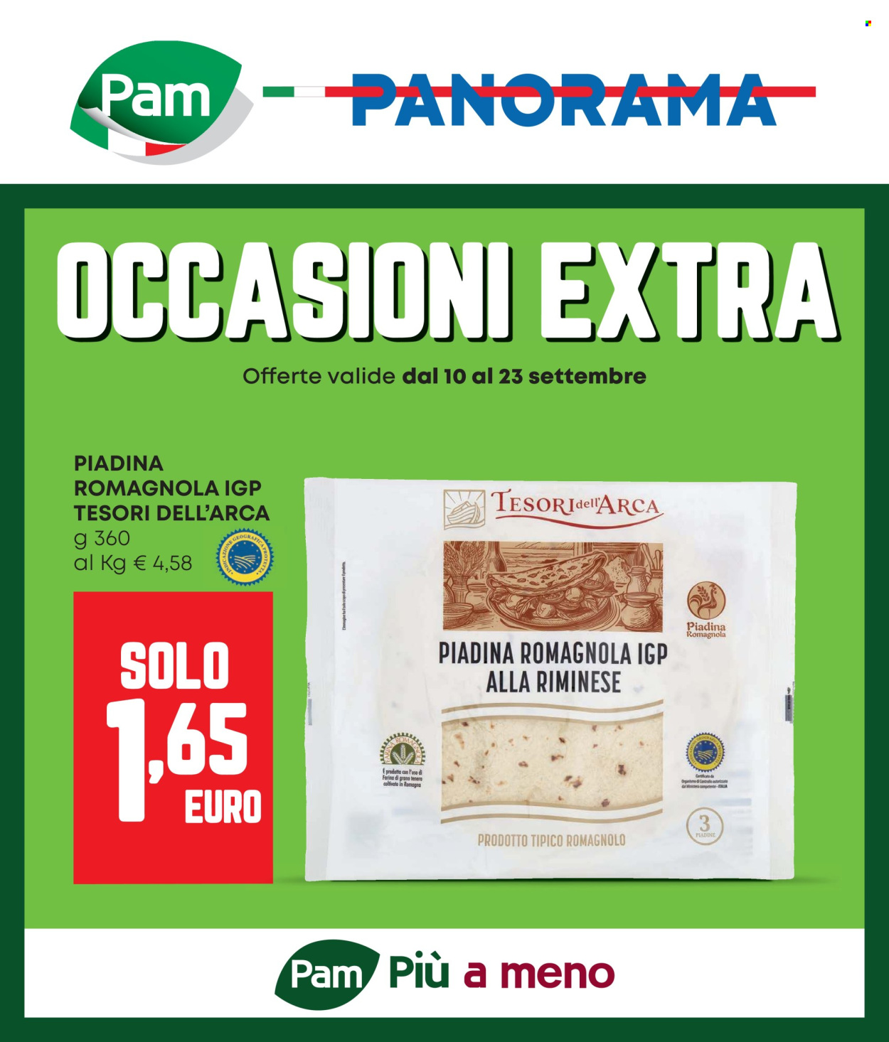 Volantino Pam Panorama - 10/9/2026 - 23/9/2026. Pagina 1