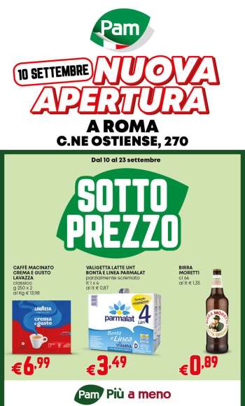 Volantino Pam local - 10/9/2026 - 23/9/2026.