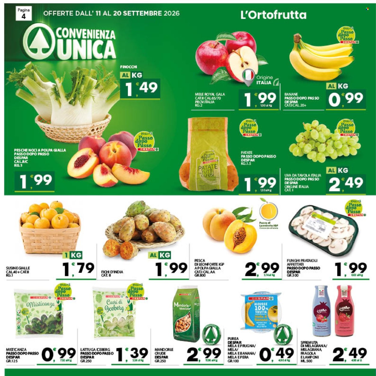 Volantino Eurospar - 11/9/2026 - 20/9/2026. Pagina 4