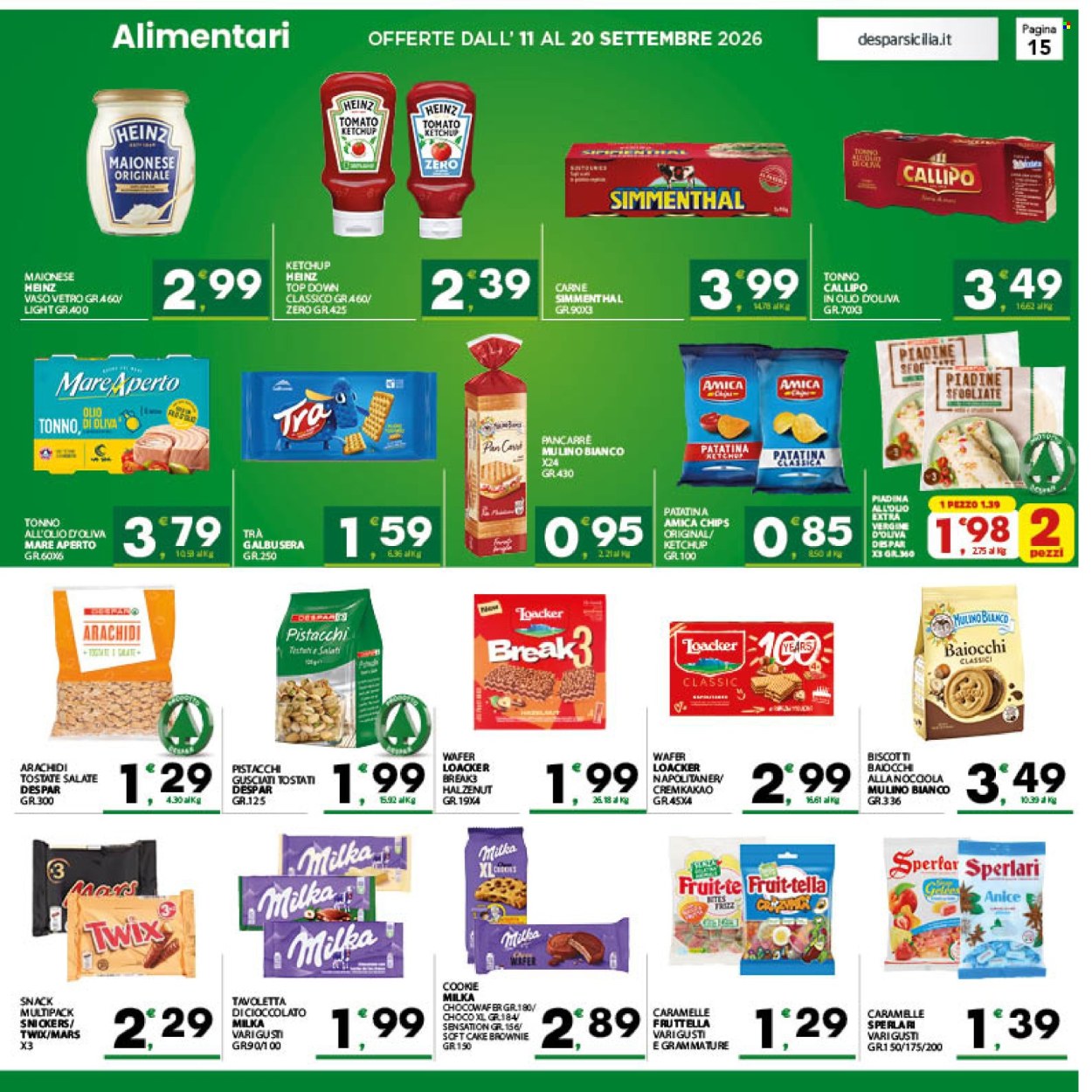 Volantino Eurospar - 11/9/2026 - 20/9/2026. Pagina 15