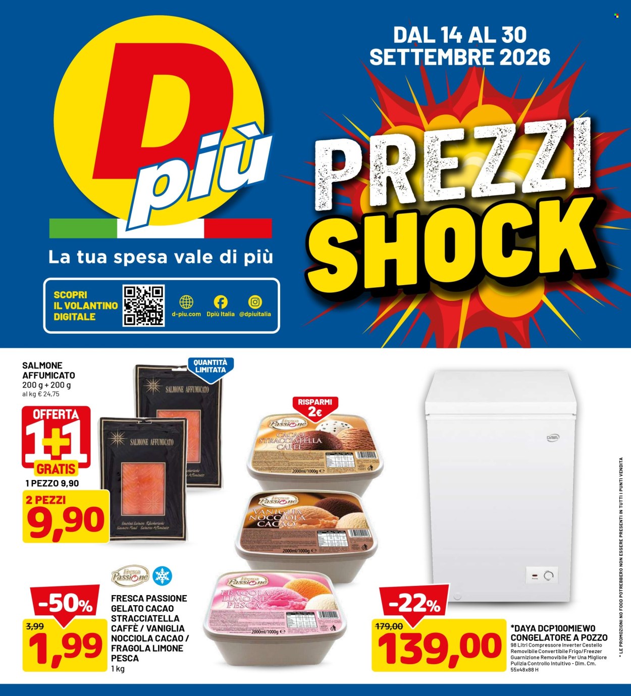 Volantino Dpiù - 14/9/2026 - 30/9/2026. Pagina 1