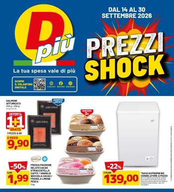 Volantino Dpiù - 14/9/2026 - 30/9/2026.