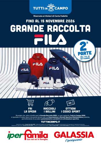 Volantino Famila - 7/9/2026 - 20/9/2026.
