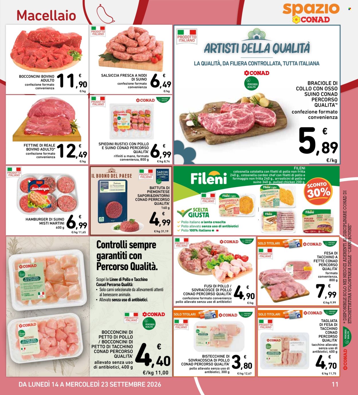 Volantino Spazio Conad - 14/9/2026 - 23/9/2026. Pagina 11