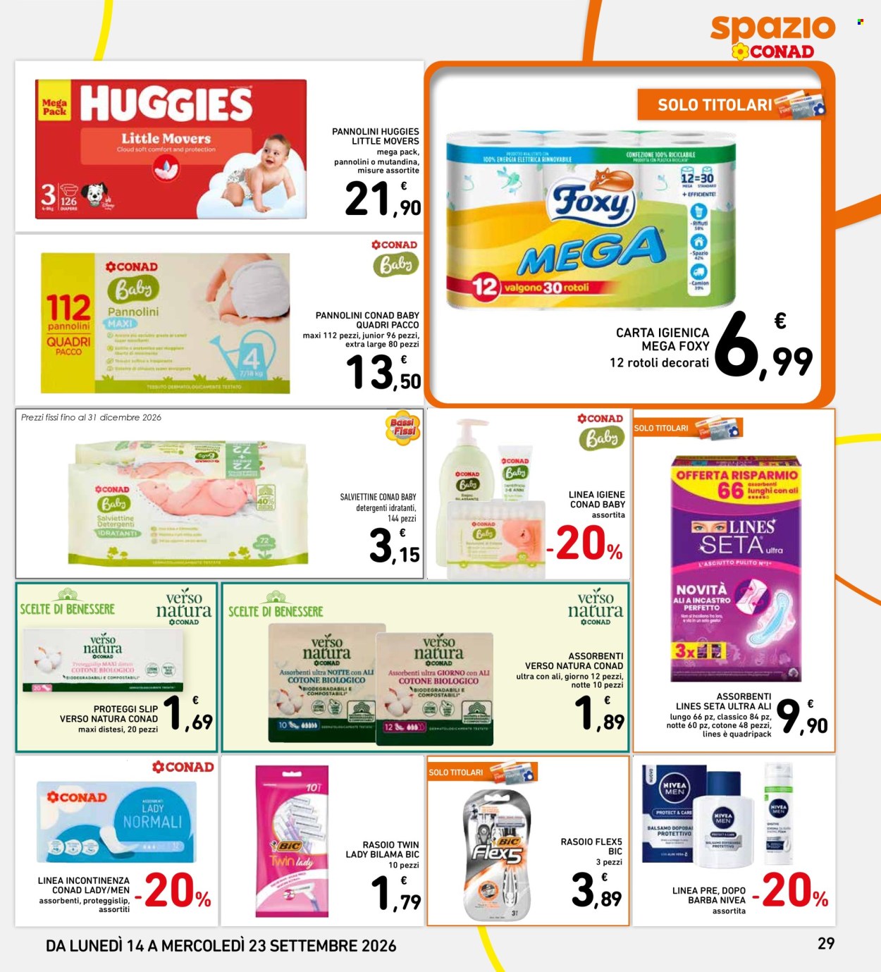 Volantino Spazio Conad - 14/9/2026 - 23/9/2026. Pagina 29