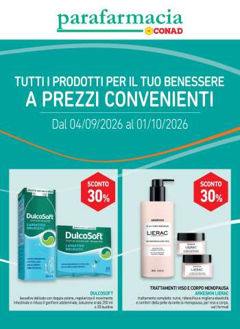 Volantino Parafarmacia Conad - 4/9/2026 - 1/10/2026.