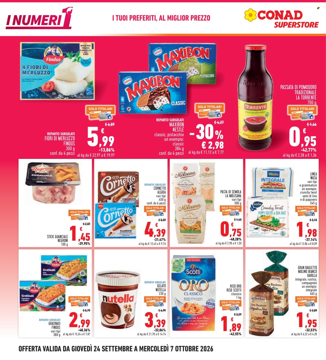Volantino Conad - 24/9/2026 - 7/10/2026. Pagina 4