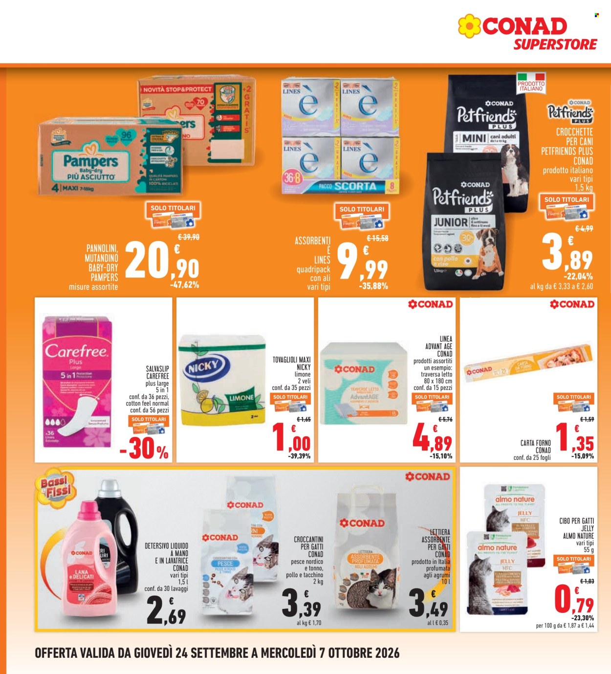 Volantino Conad Superstore - 24/9/2026 - 7/10/2026. Pagina 24