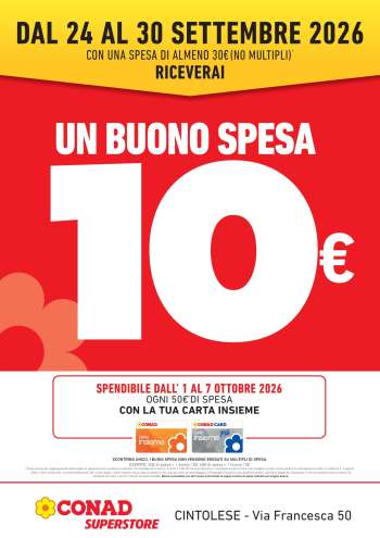 Volantino Conad Superstore - 24/9/2026 - 30/9/2026.