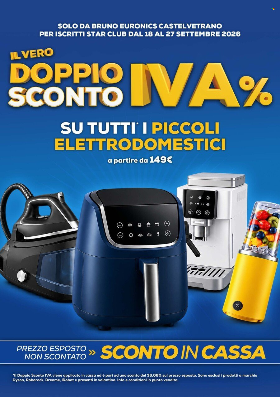 Volantino Euronics - 18/9/2026 - 27/9/2026. Pagina 4