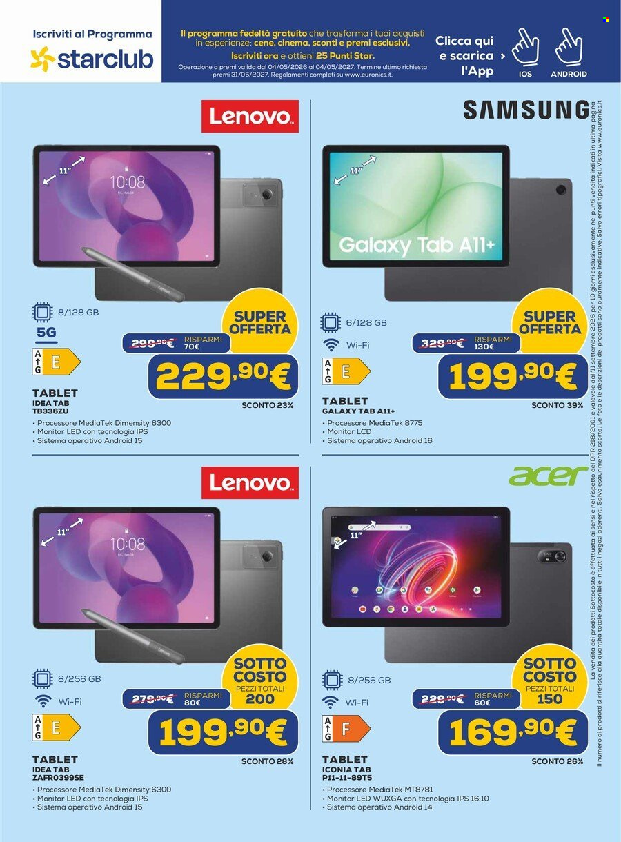 Volantino Euronics - 11/9/2026 - 23/9/2026. Pagina 11