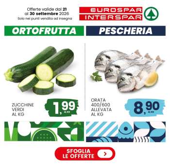 Volantino Eurospar - 21/9/2026 - 30/9/2026.