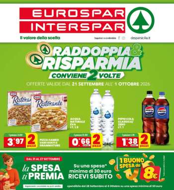 Volantino Eurospar - 21/9/2026 - 1/10/2026.
