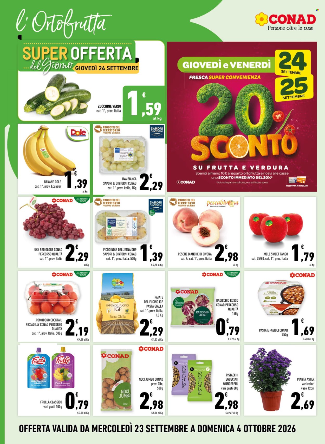 Volantino Margherita Conad - 23/9/2026 - 3/10/2026. Pagina 2