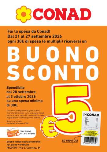 Volantino Conad - 21/9/2026 - 27/9/2026.