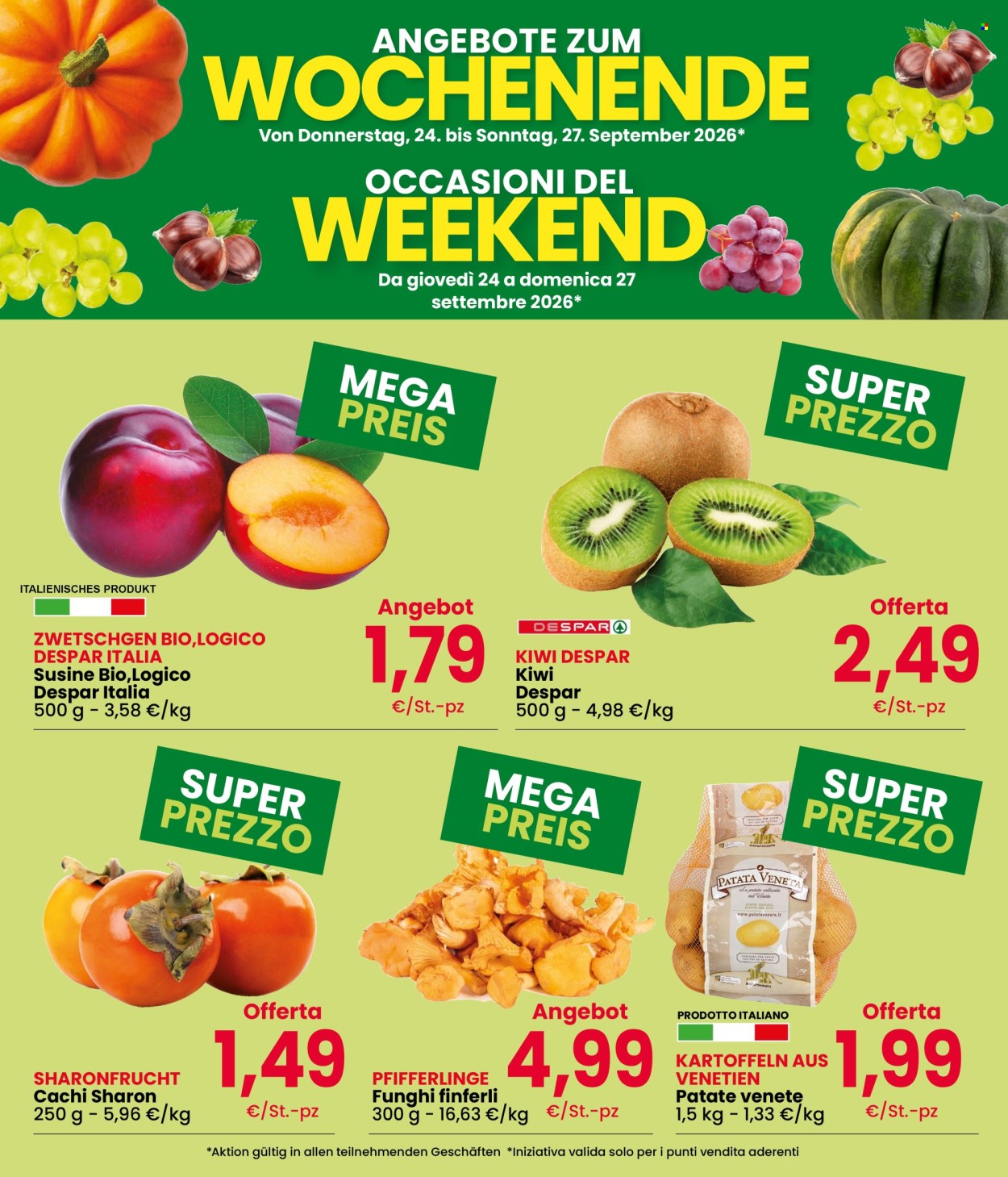 Volantino Despar - 24/9/2026 - 27/9/2026. Pagina 2